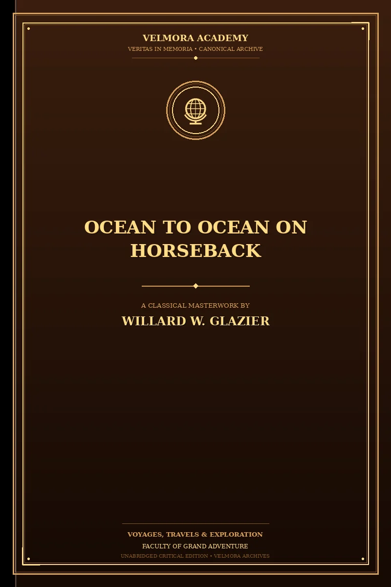 Ocean to Ocean on Horseback