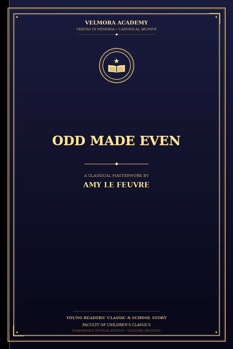 Odd made even