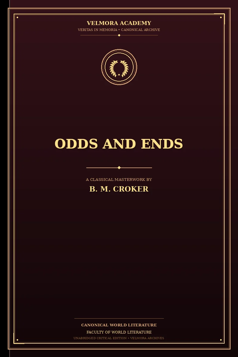 Odds and ends