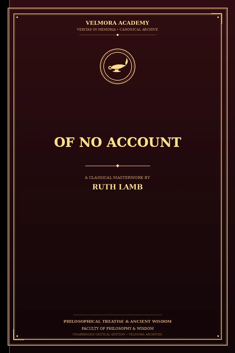 Of no account