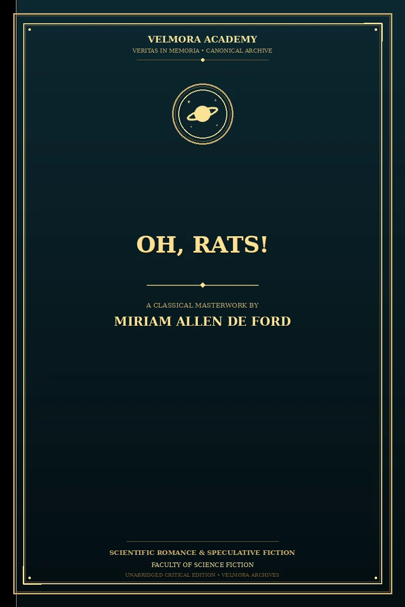 Oh, Rats!