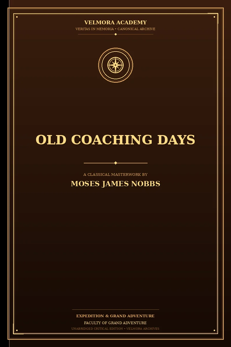 Cover of Old Coaching Days