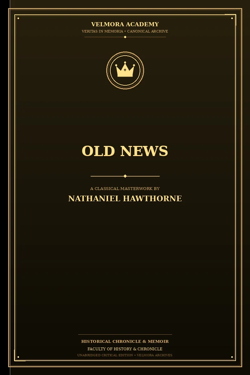 Cover of Old News