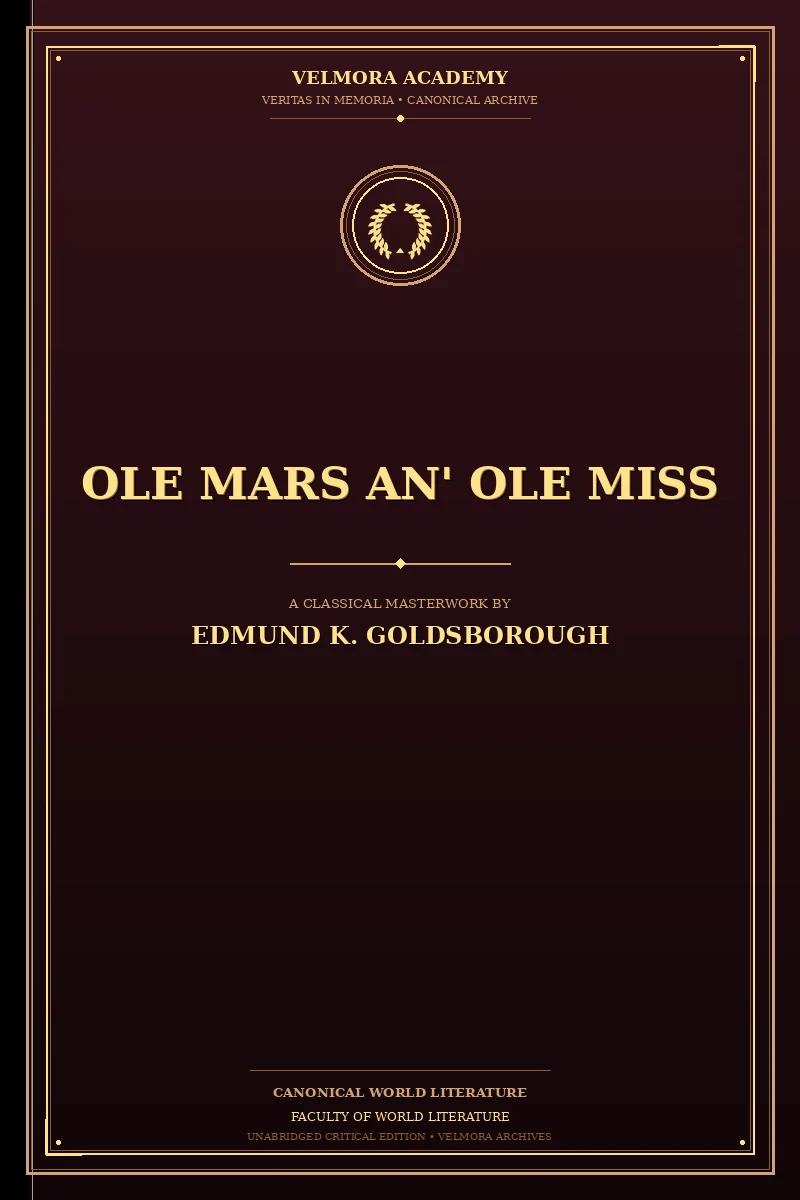 Cover of Ole Mars An' Ole Miss