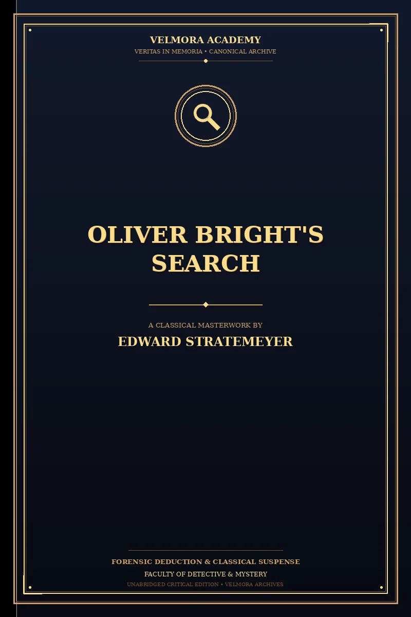 Cover of Oliver Bright's Search