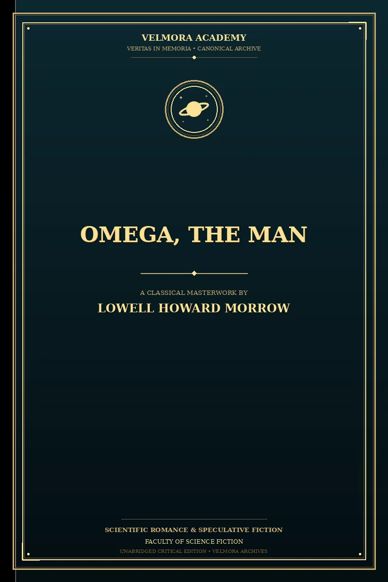 Cover of Omega, the Man