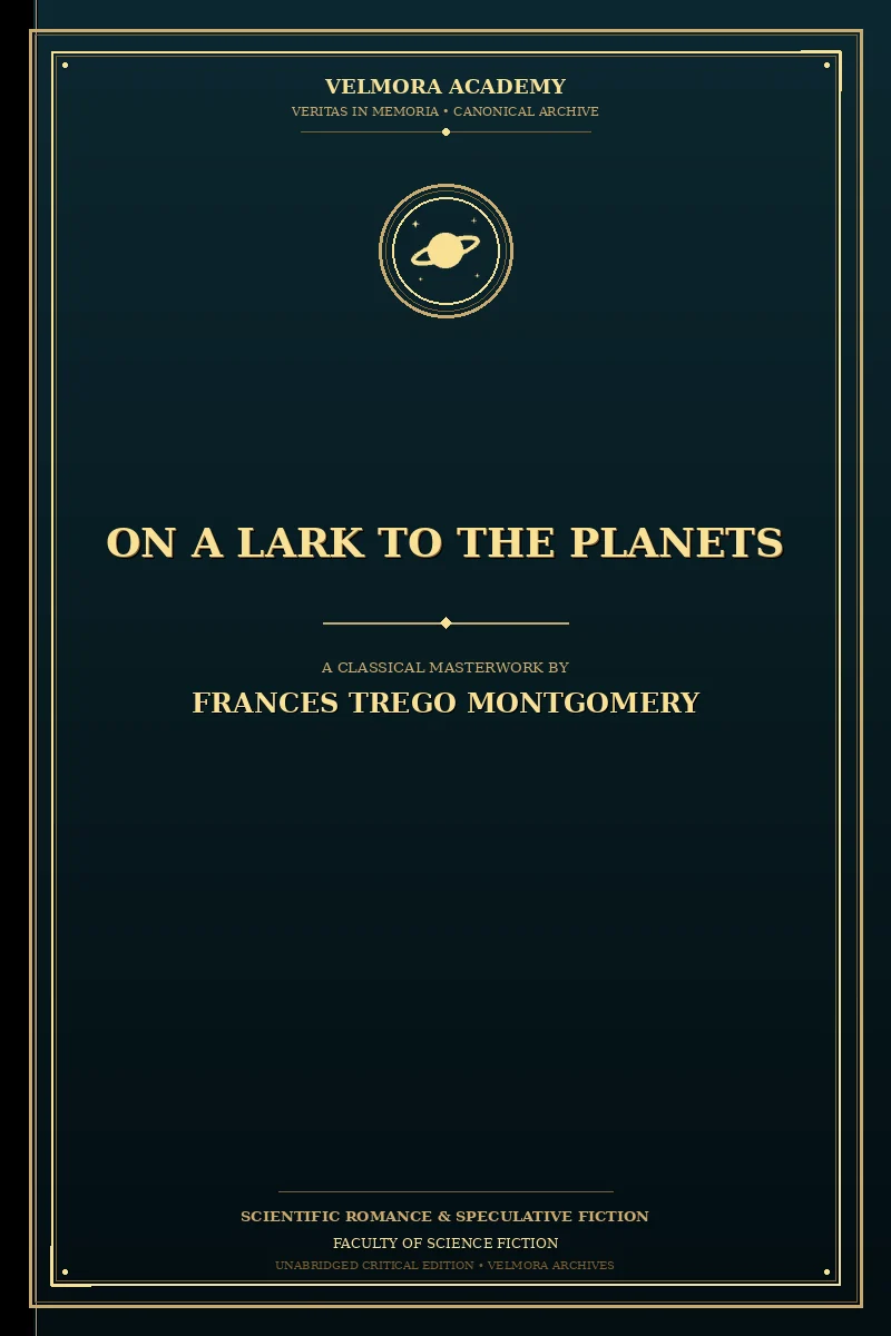 Cover of On a lark to the planets A sequel to "The wonderful electric elephant"