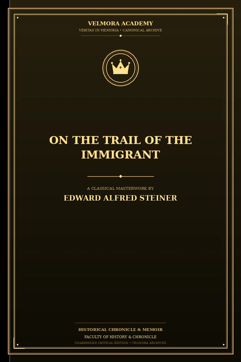 Cover of On the Trail of the Immigrant