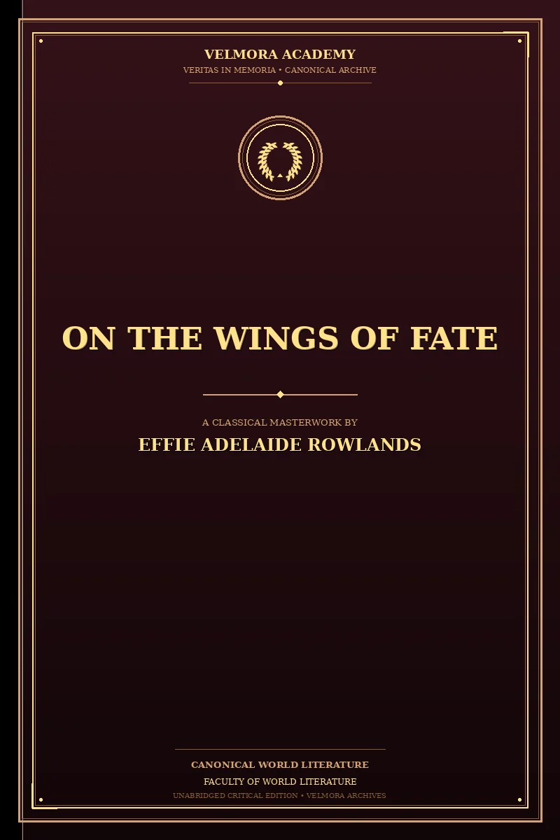 Cover of On the wings of fate
