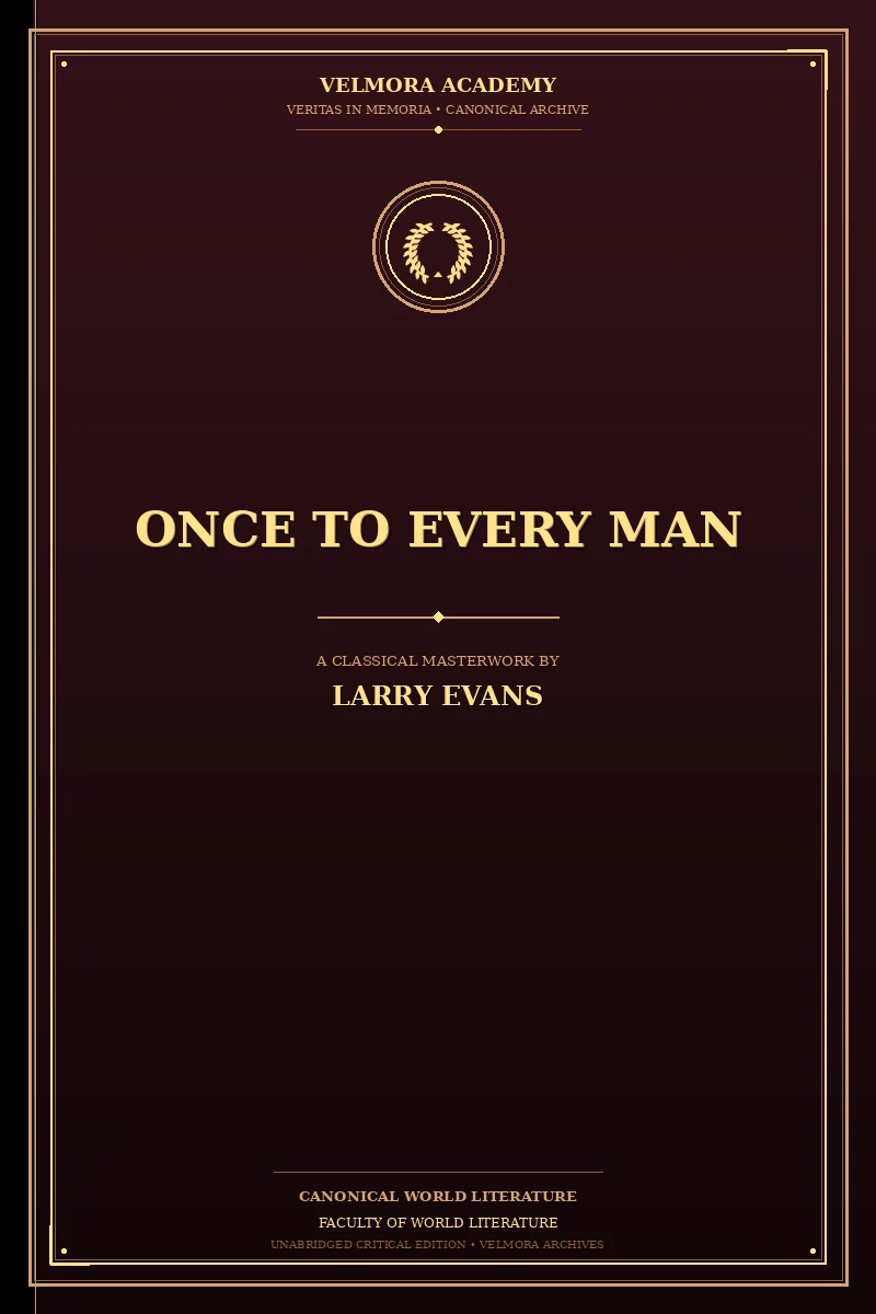 Cover of Once to Every Man
