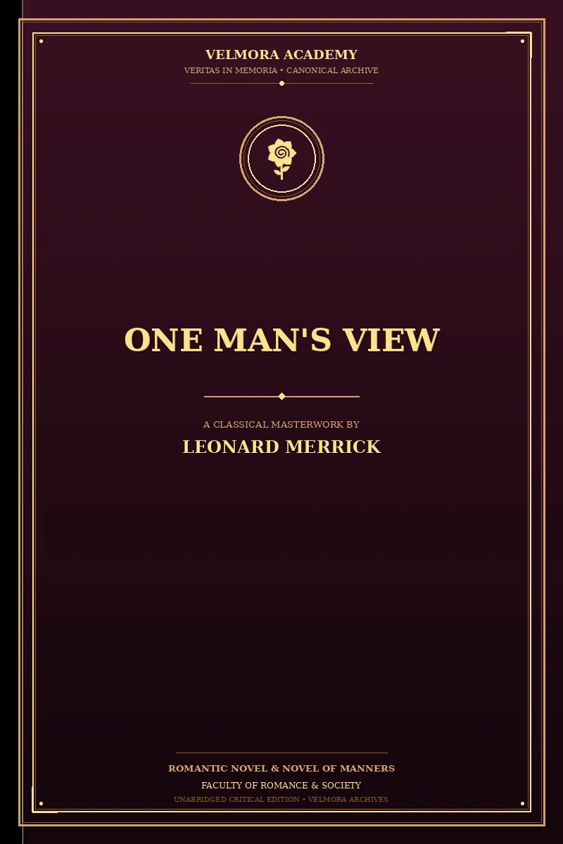 Cover of One Man's View
