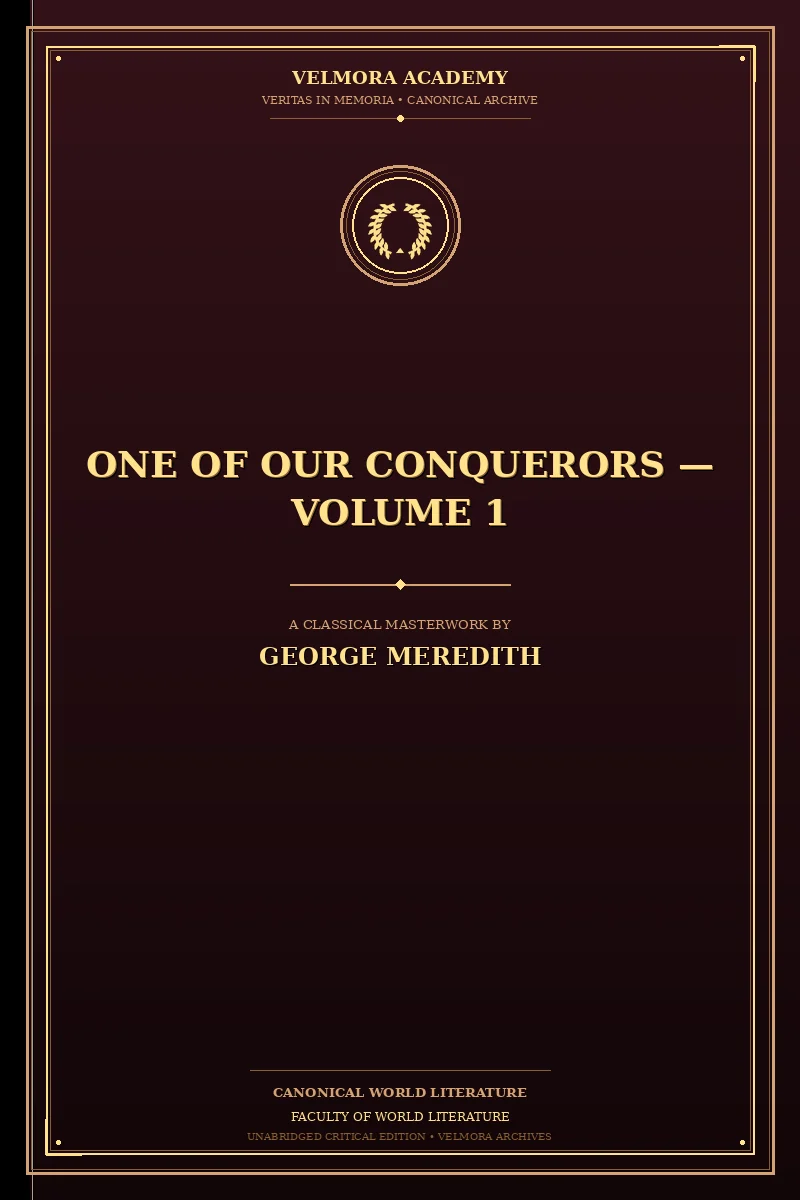 Cover of One of Our Conquerors — Volume 1