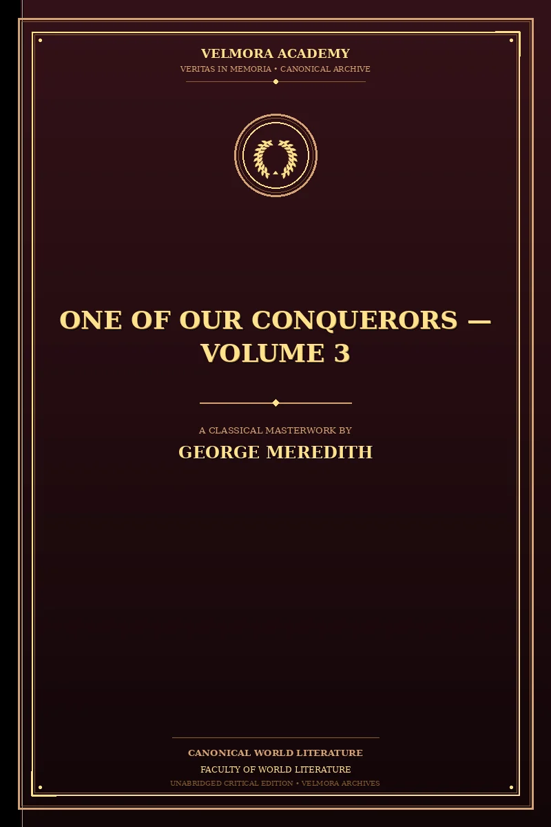 Cover of One of Our Conquerors — Volume 3