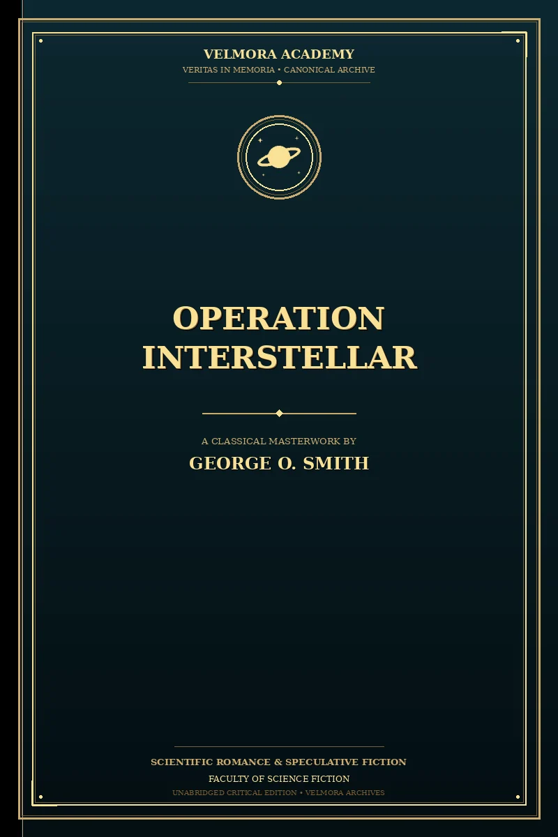 Cover of Operation Interstellar