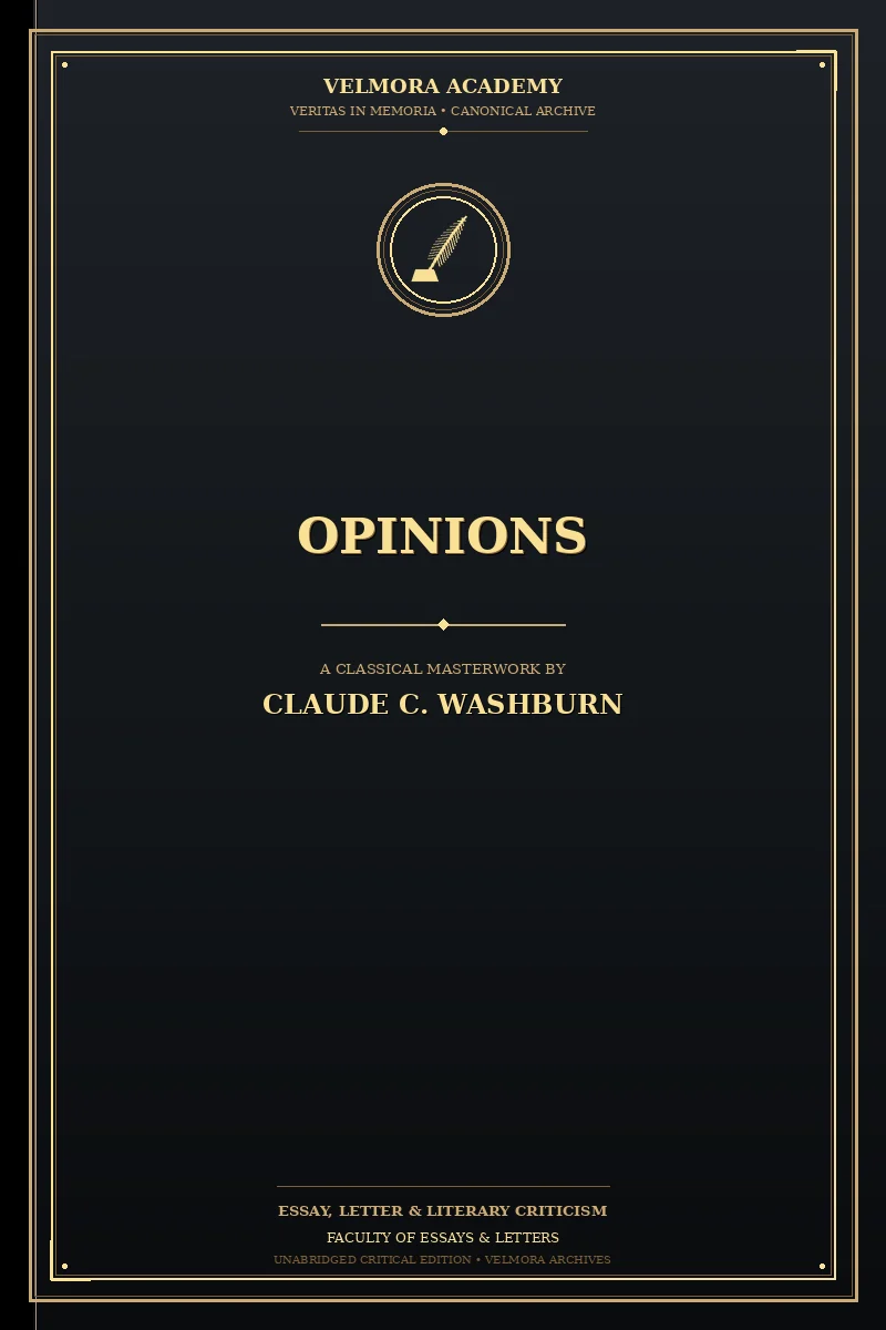 Opinions