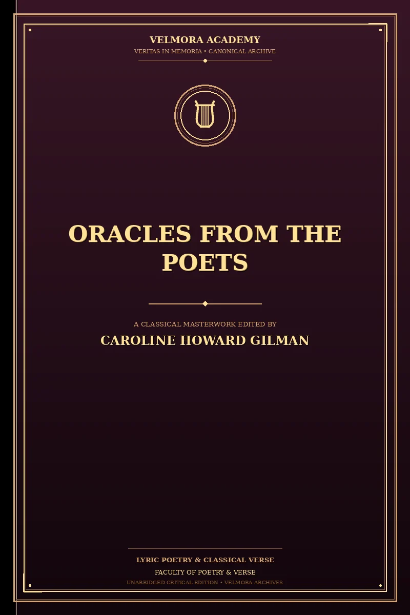 Oracles from the Poets