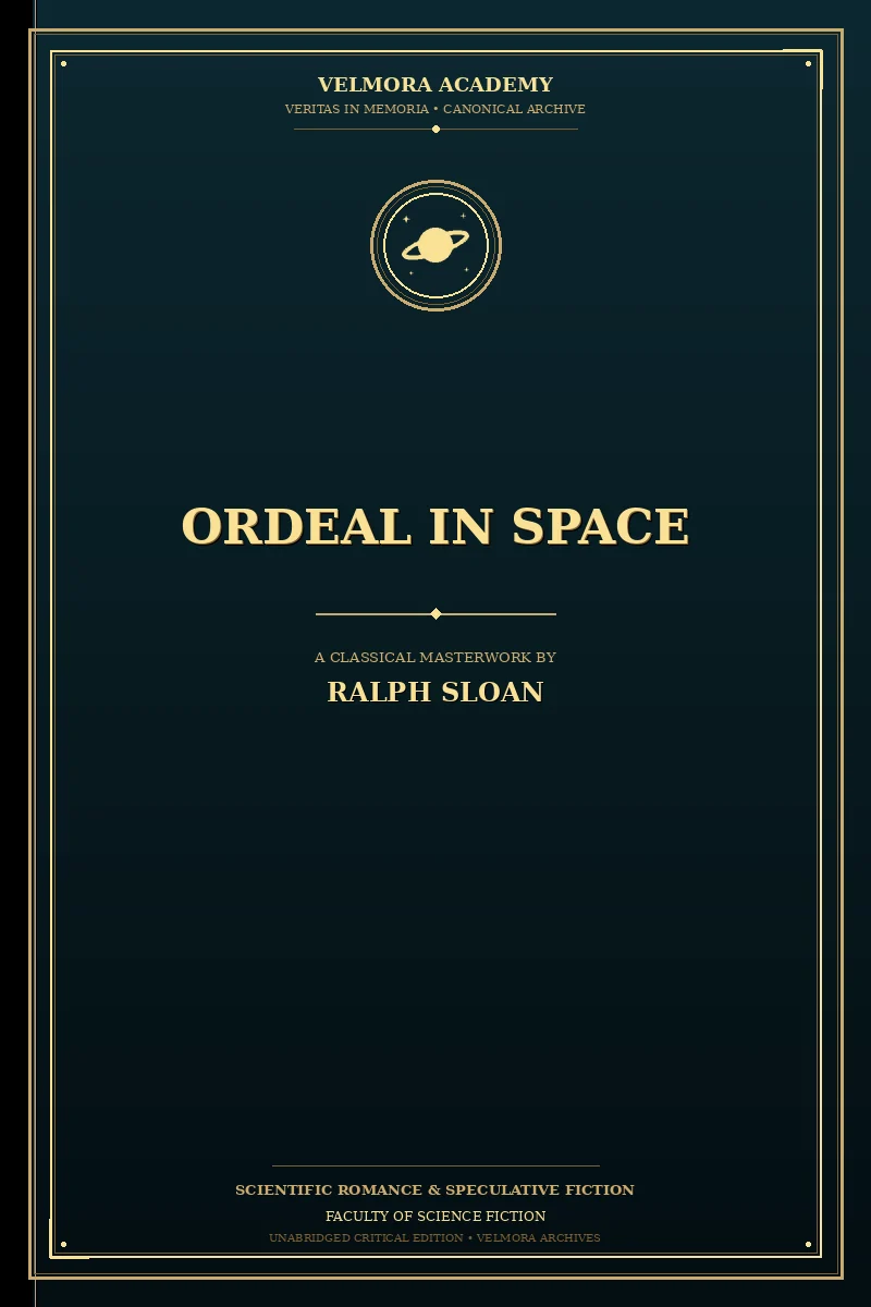Cover of Ordeal in Space