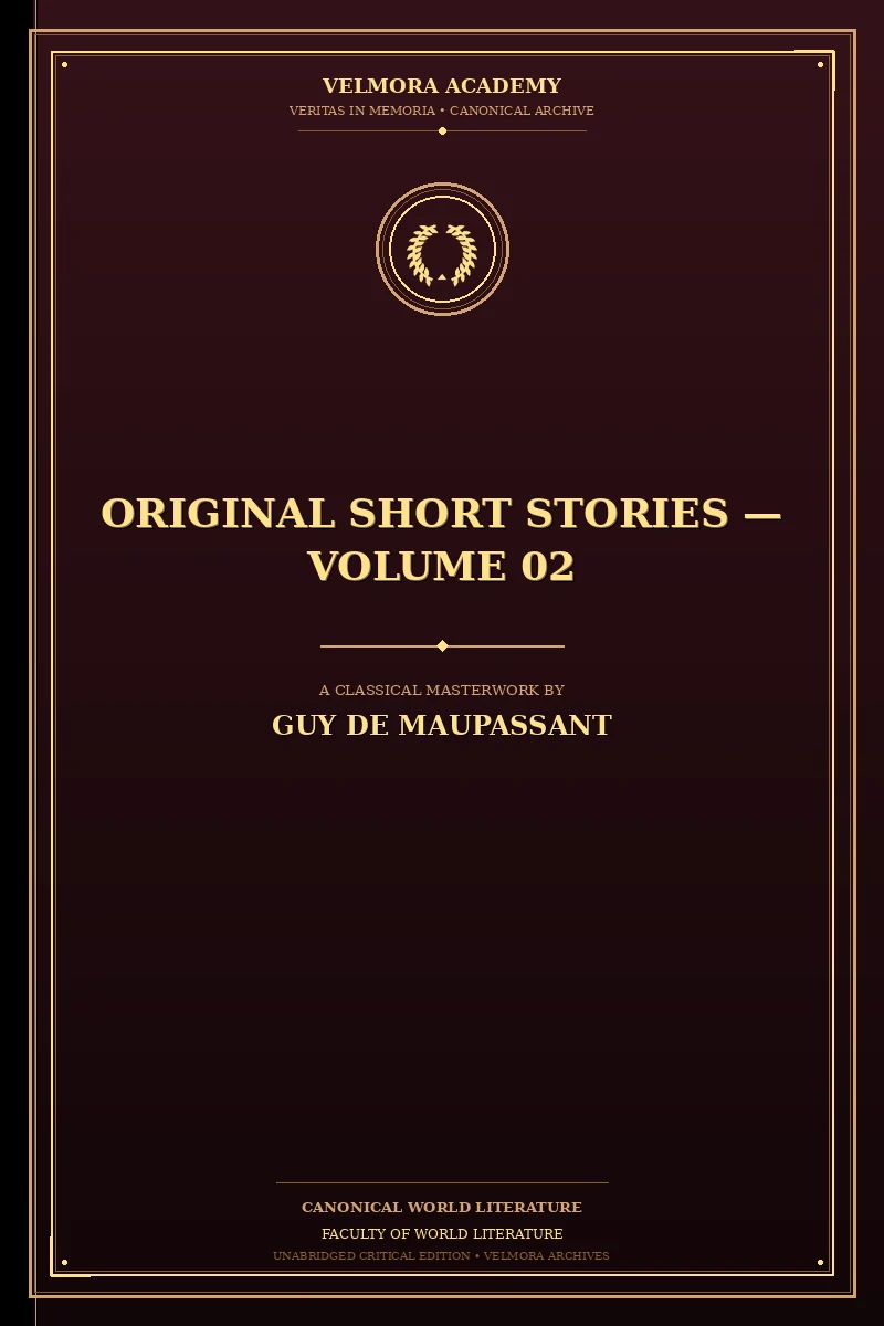 Cover of Original Short Stories — Volume 02