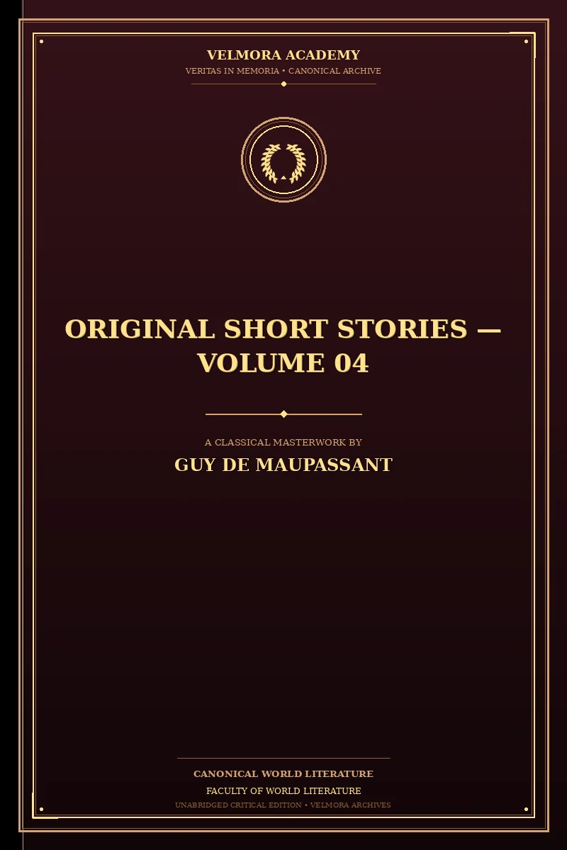 Cover of Original Short Stories — Volume 04