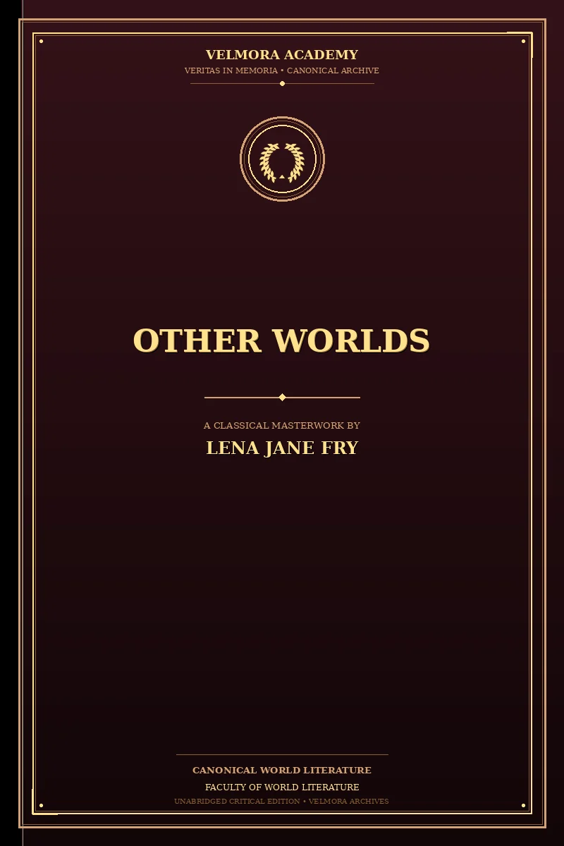 Other Worlds A Story Concerning the Wealth