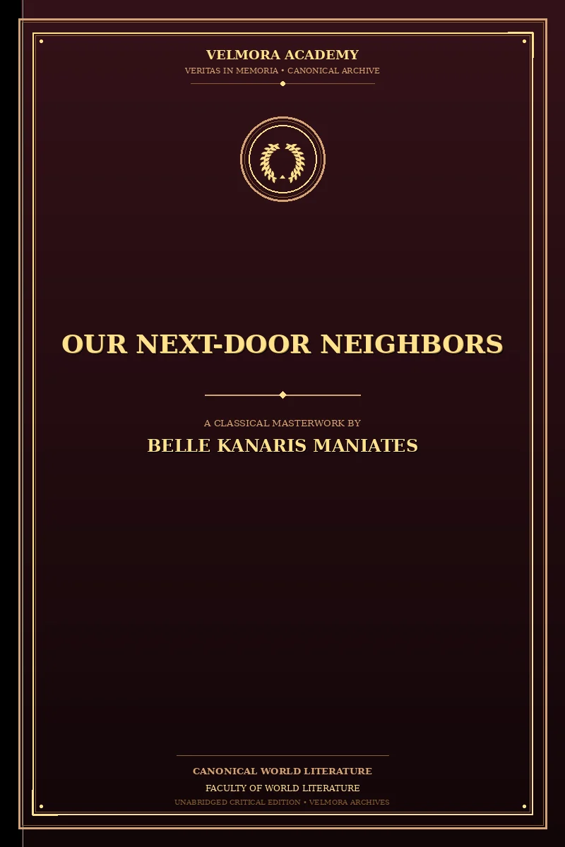 Cover of Our Next-Door Neighbors