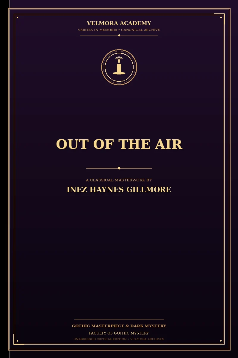 Cover of Out of the Air