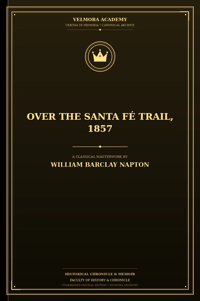 Cover of Over the Santa Fé Trail, 1857