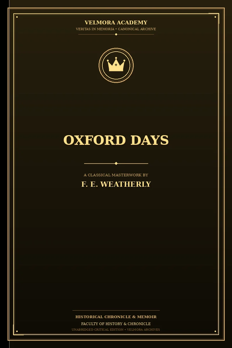Cover of Oxford Days