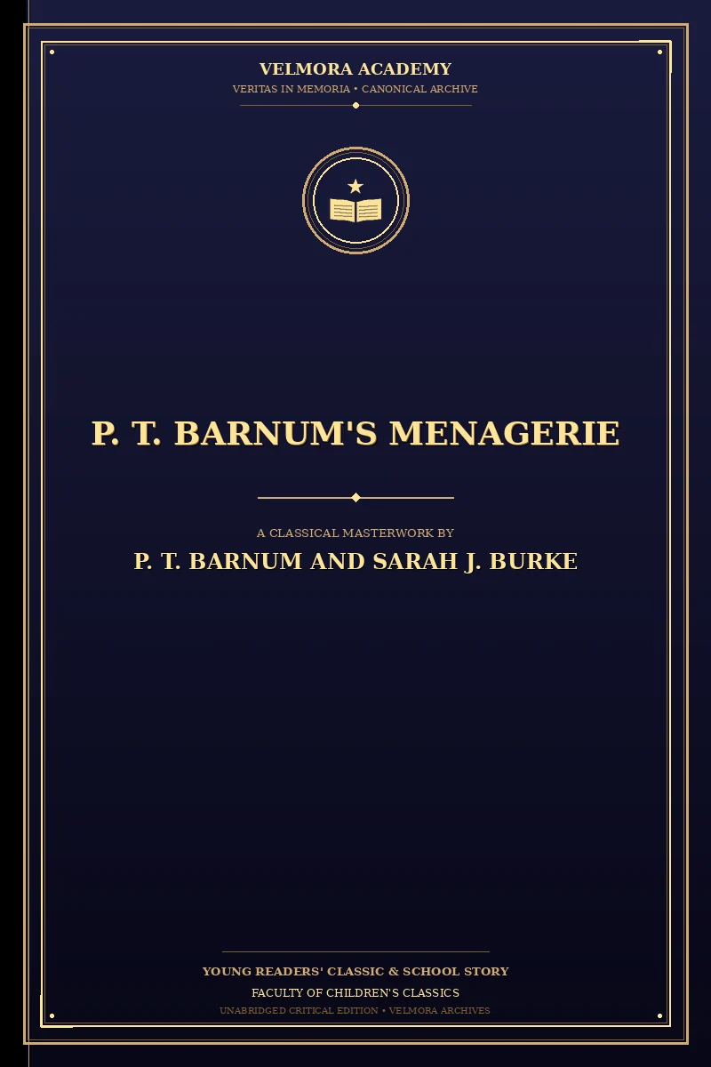 Cover of P. T. Barnum's Menagerie