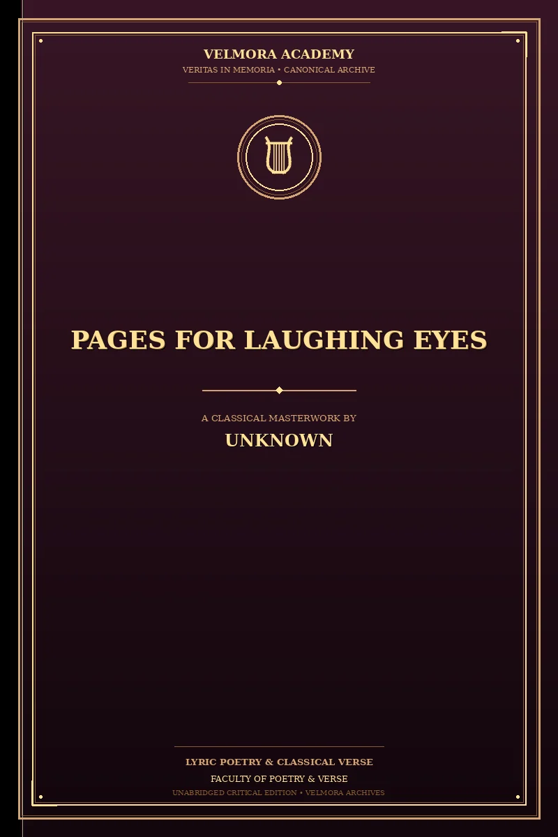 Cover of Pages for Laughing Eyes