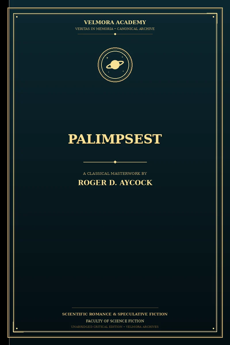 Cover of Palimpsest