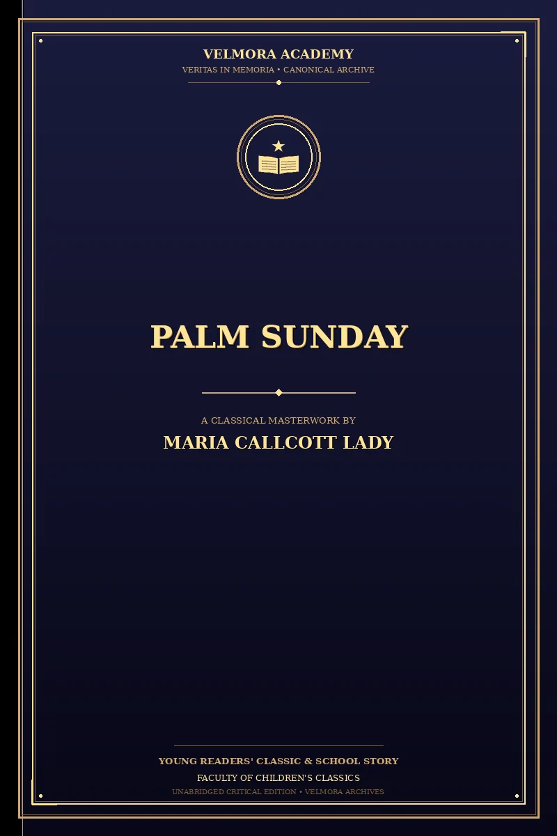 Cover of Palm Sunday
