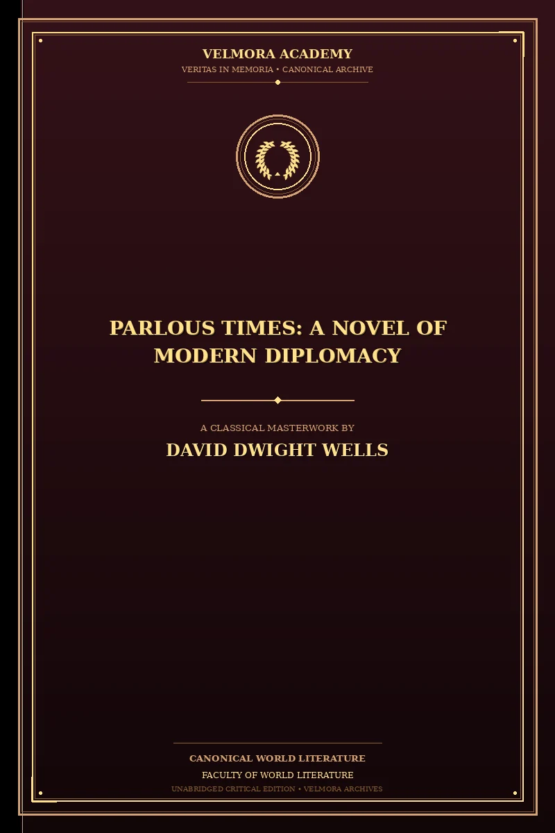 Parlous Times: A Novel of Modern Diplomacy