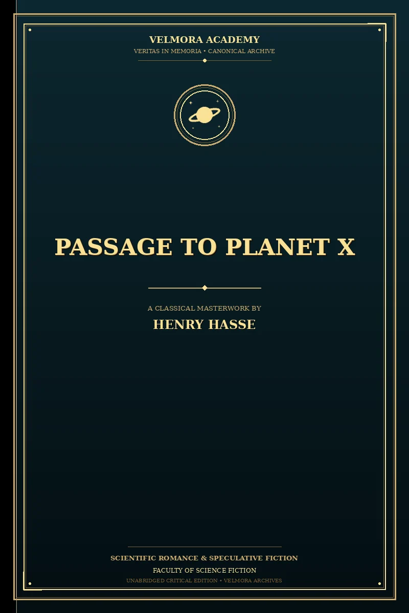 Passage to Planet X