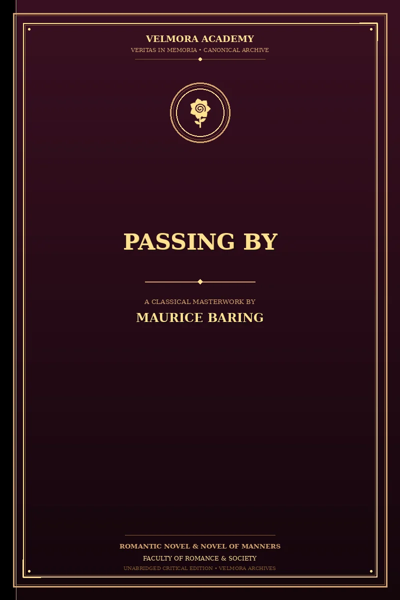 Cover of Passing By