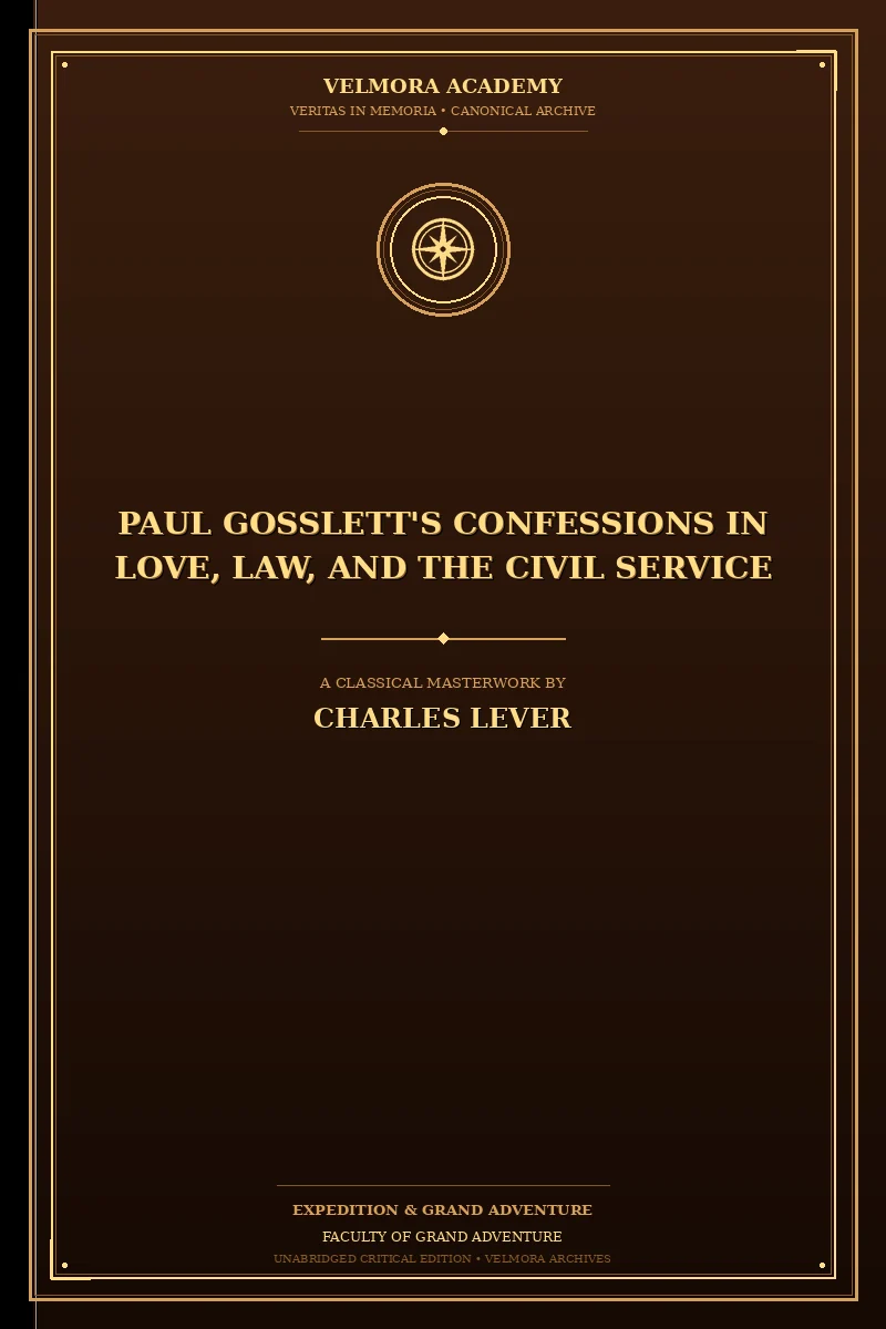 Cover of Paul Gosslett's Confessions in Love, Law, and The Civil Service
