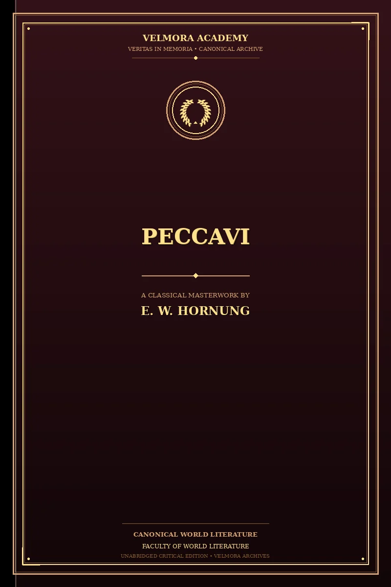 Cover of Peccavi