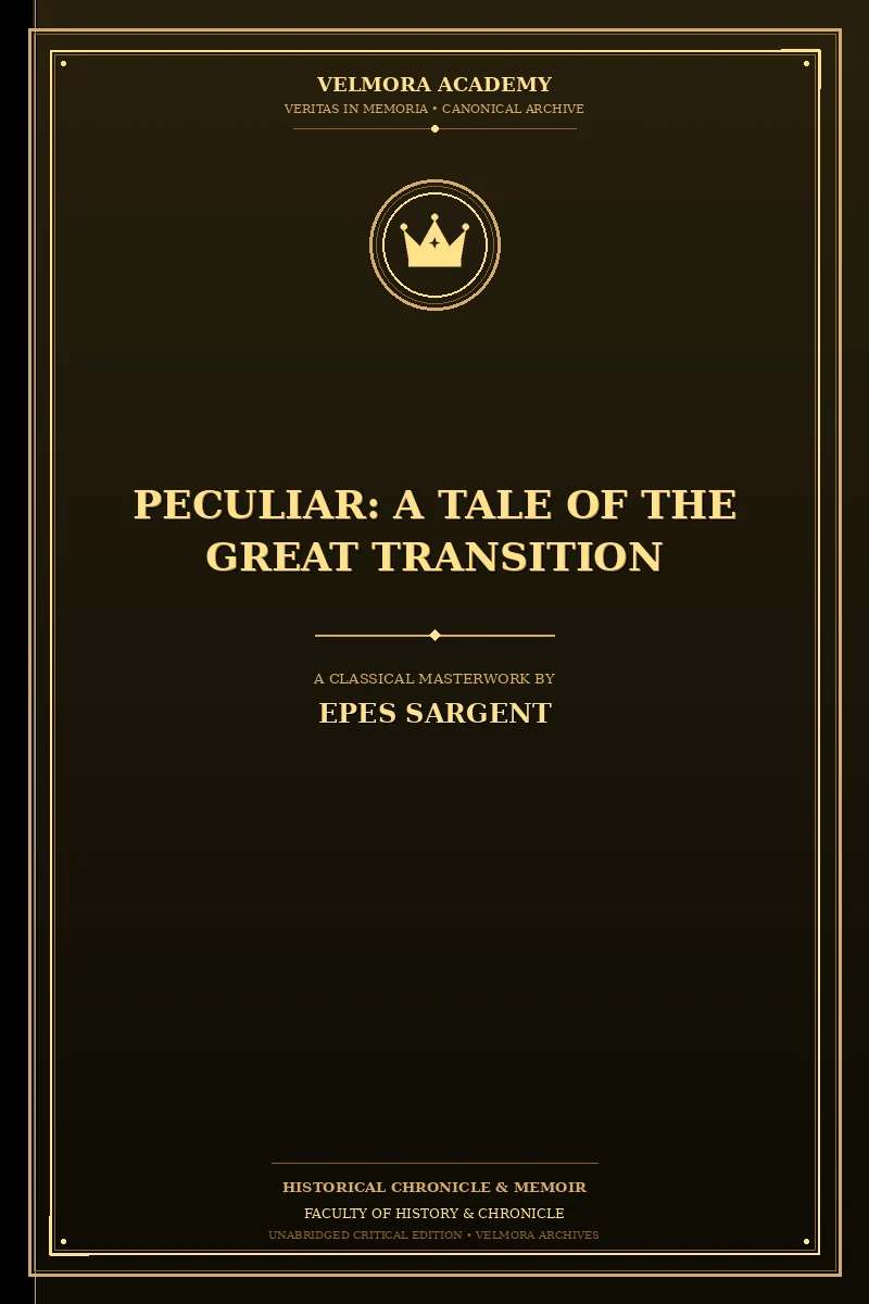 Peculiar: A Tale of the Great Transition
