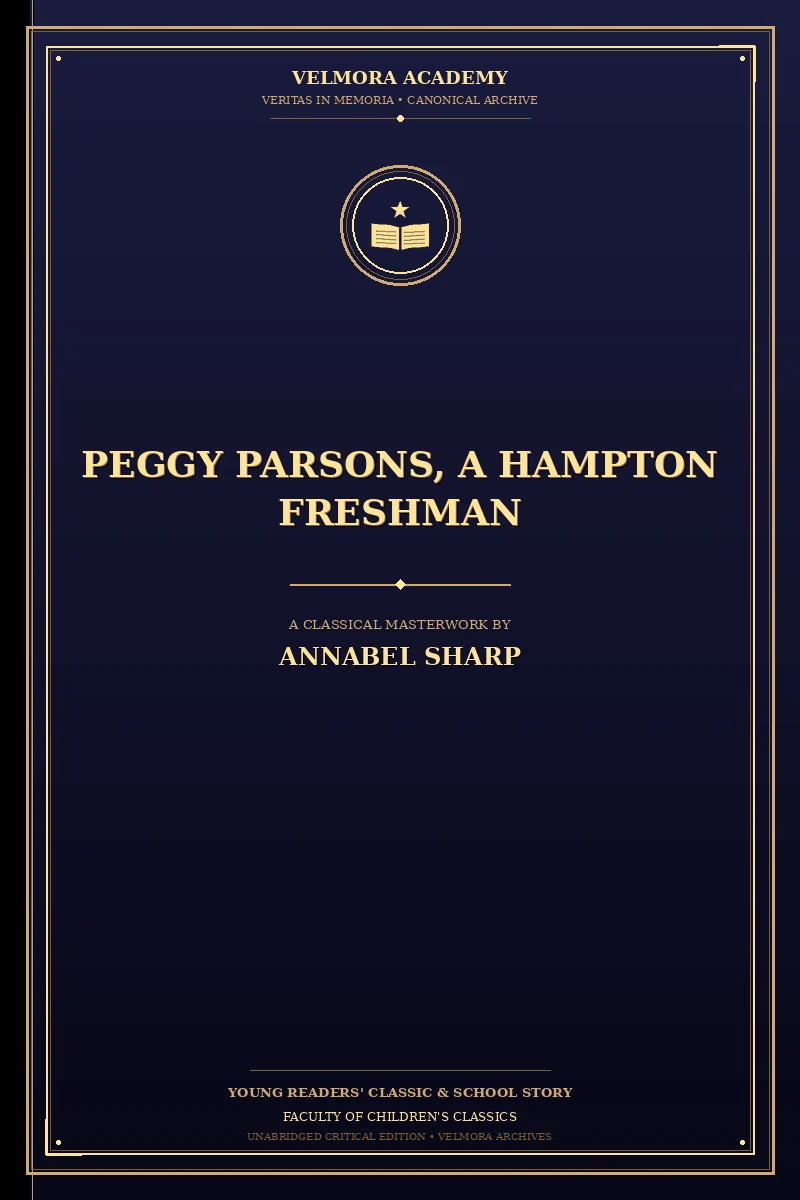 Cover of Peggy Parsons, a Hampton Freshman