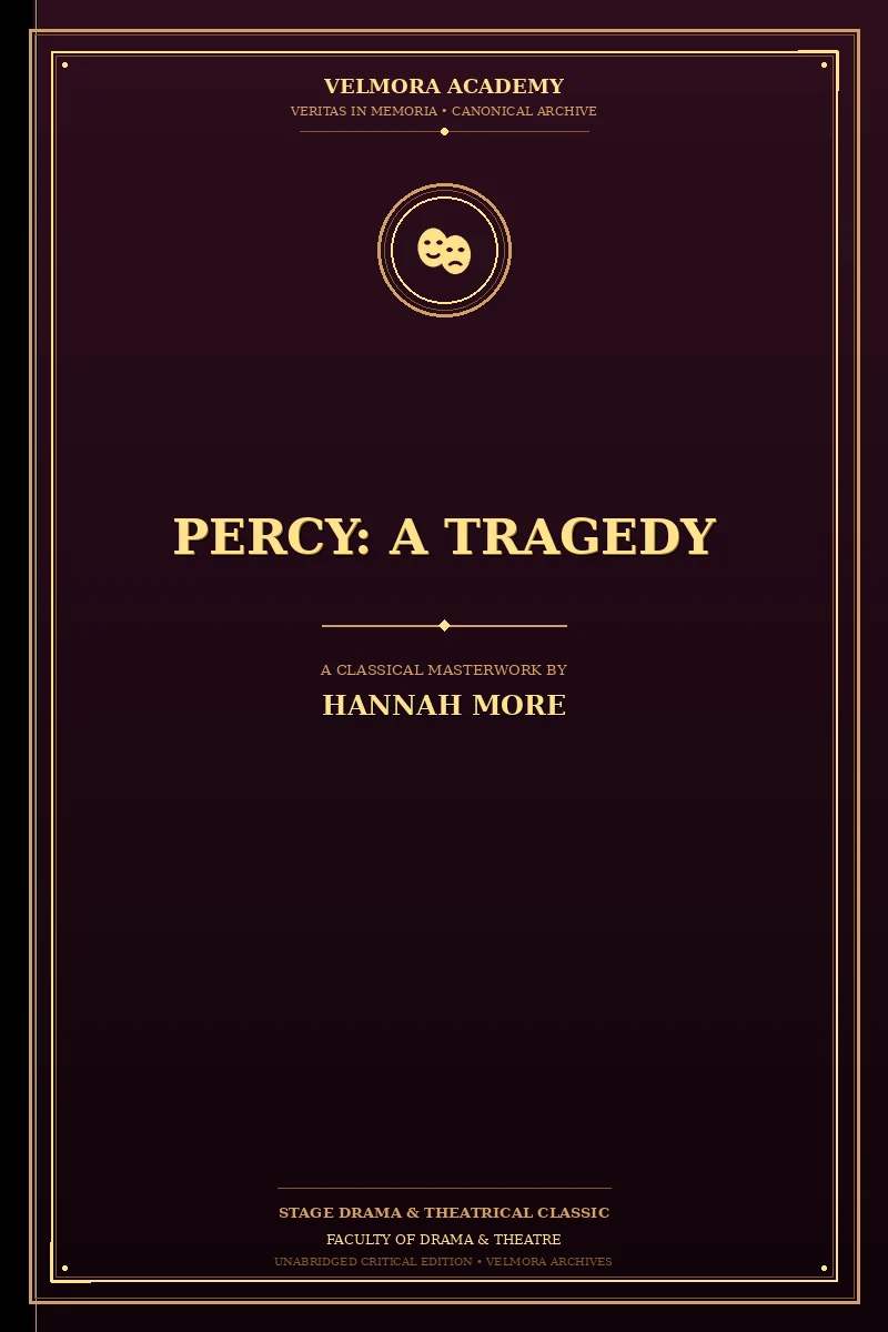 Cover of Percy: A Tragedy