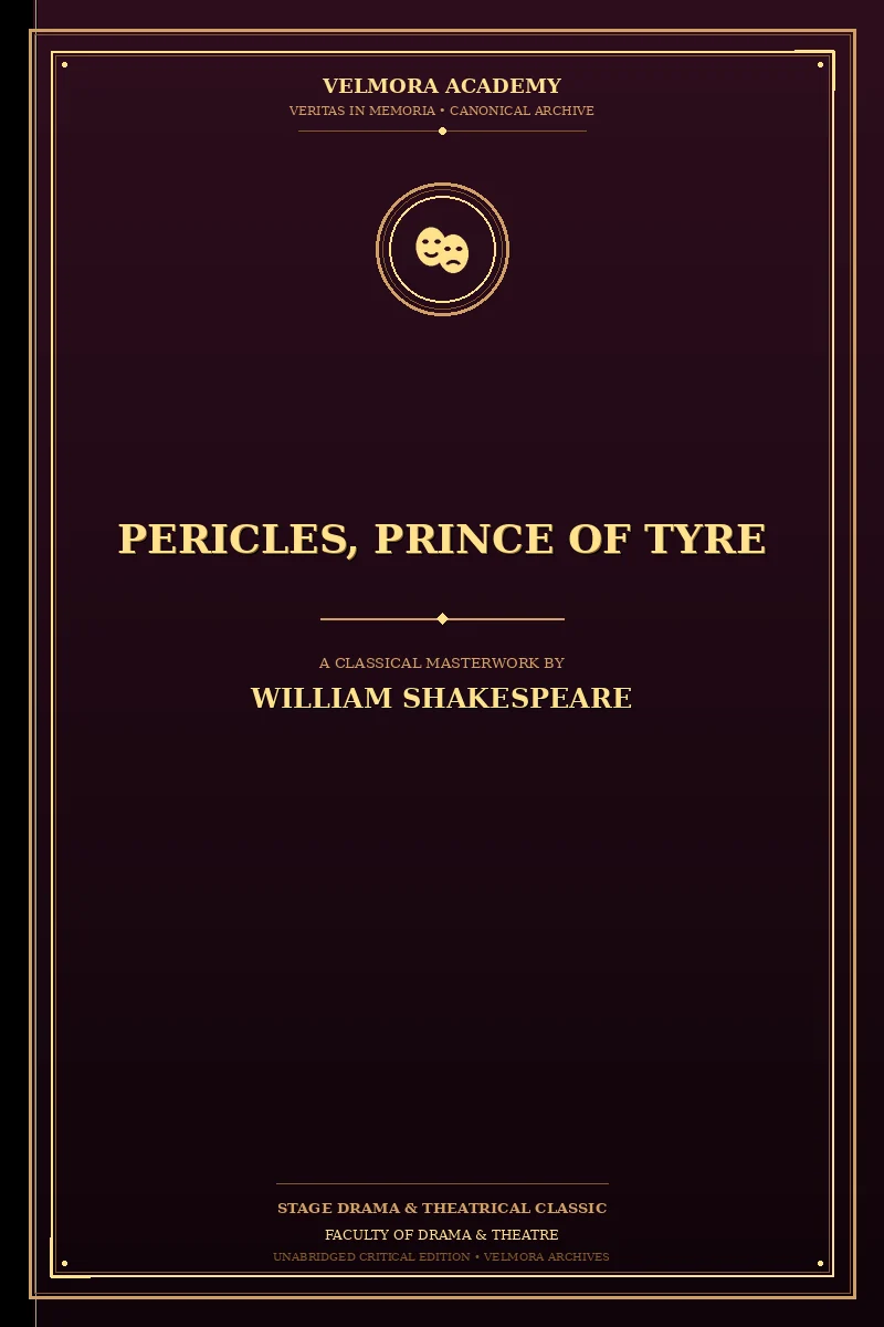 Pericles, Prince of Tyre