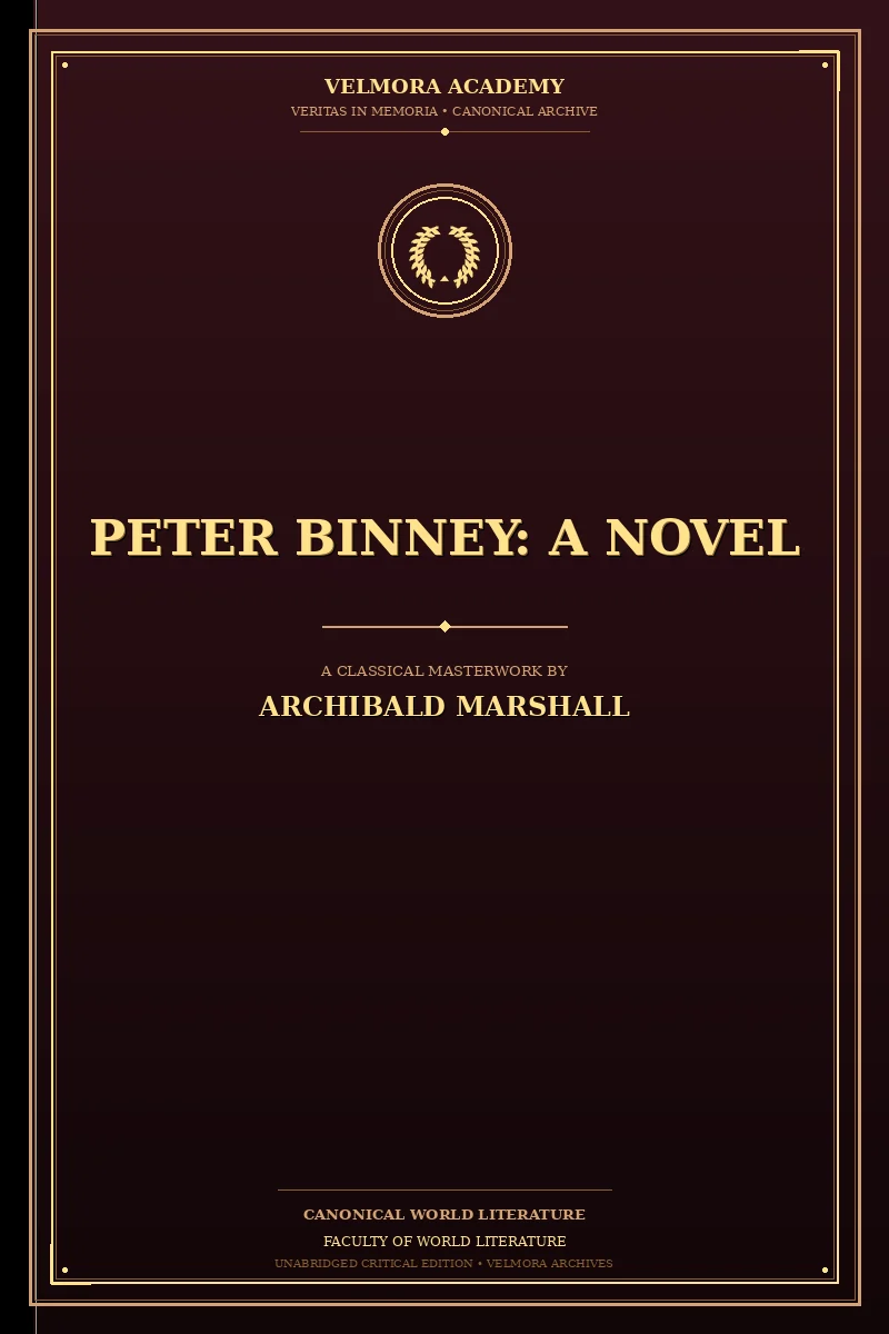 Cover of Peter Binney: A Novel