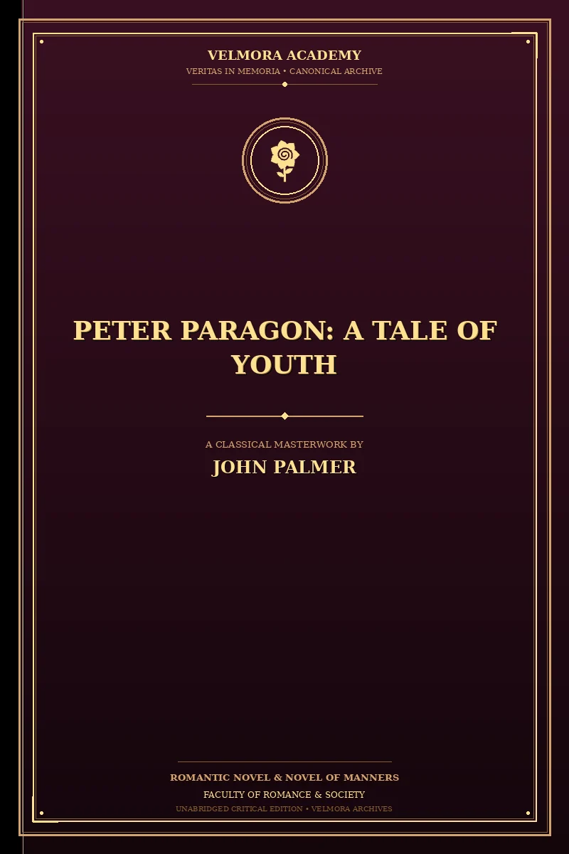 Peter Paragon: A Tale of Youth