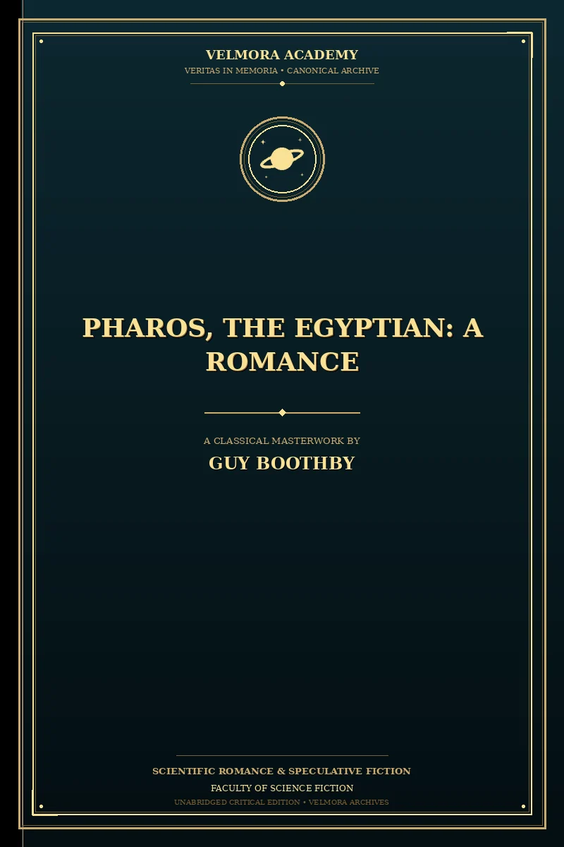 Pharos, The Egyptian: A Romance