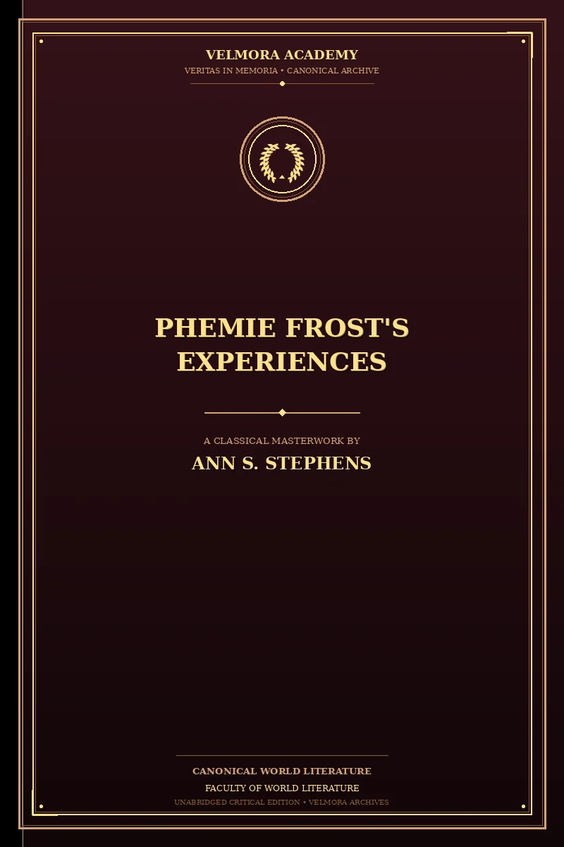Cover of Phemie Frost's Experiences