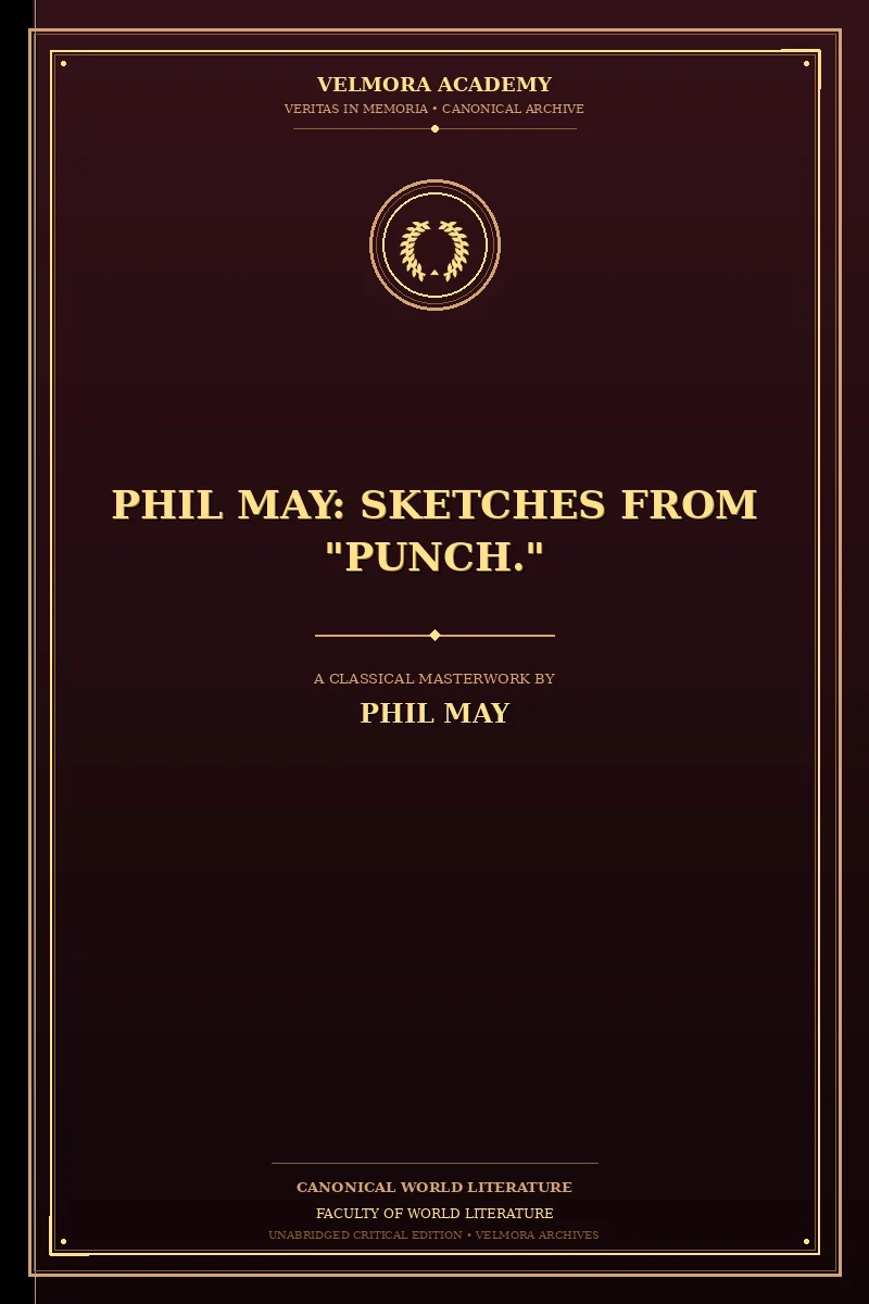 Cover of Phil May: Sketches from "Punch."