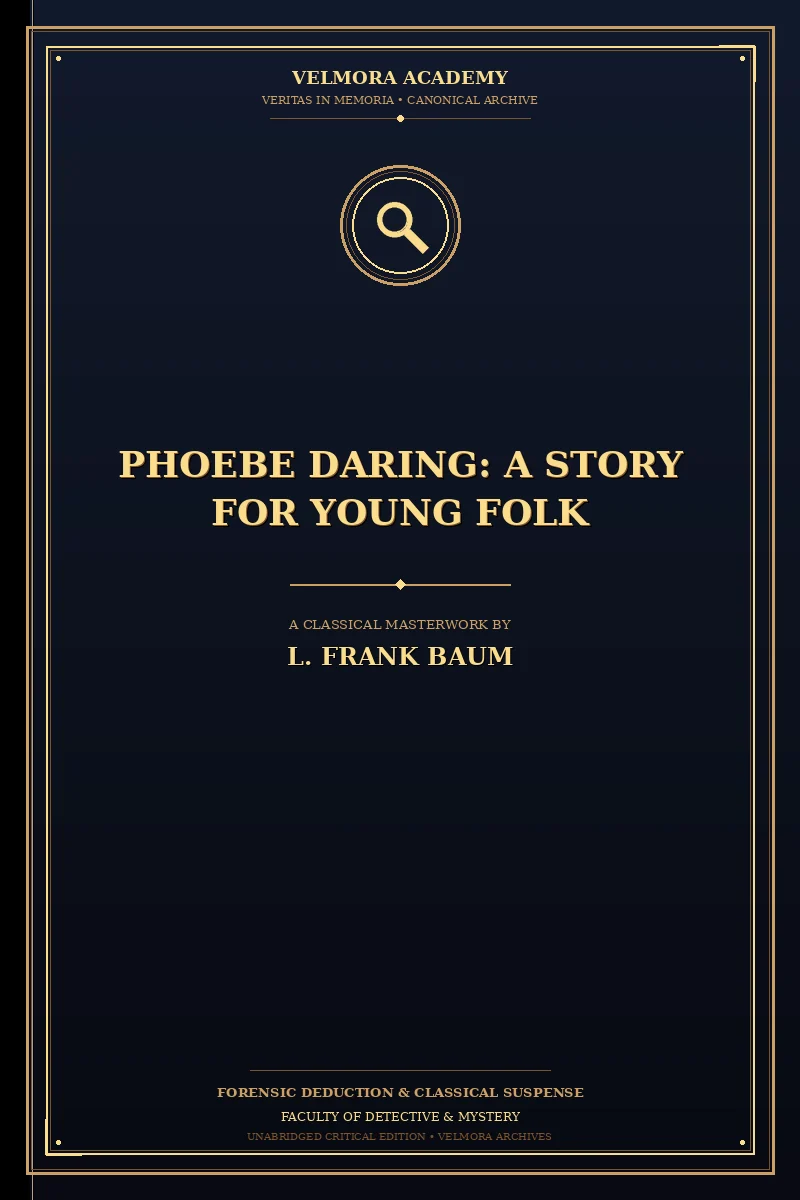 Phoebe Daring: A Story for Young Folk
