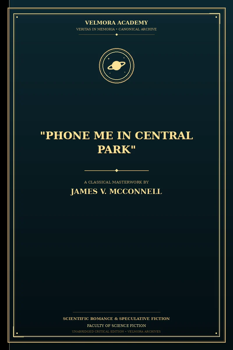 Cover of "Phone Me in Central Park"