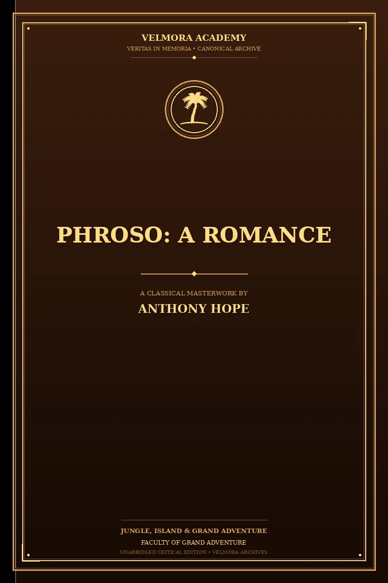 Cover of Phroso: A Romance