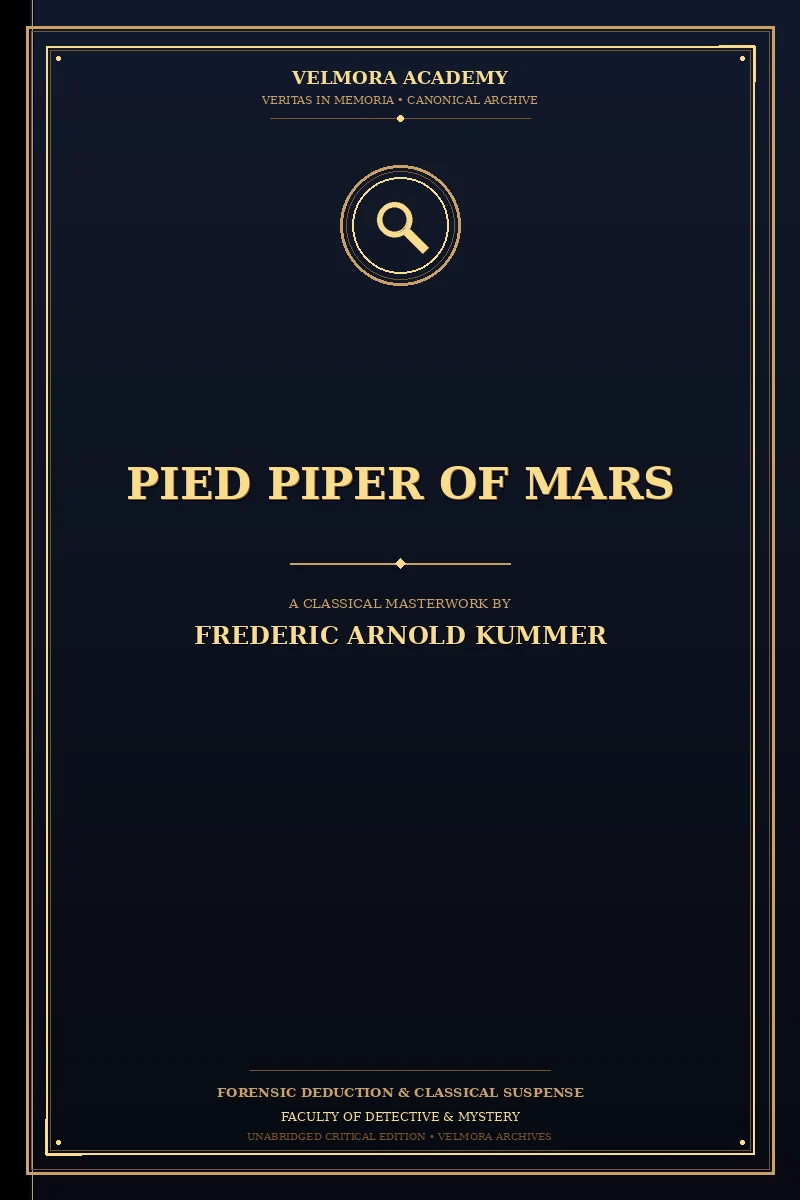 Cover of Pied Piper of Mars